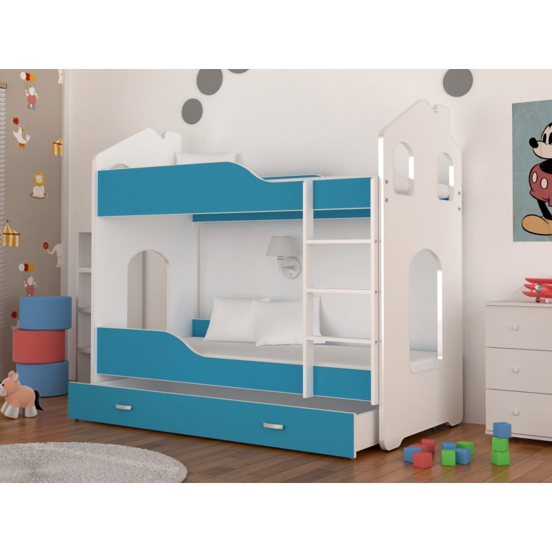 Letto A Castello Casetta 190x80 Cm Bimbo Shopping Mercato